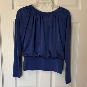 WHBM Mixed Media Top